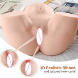 Pornhint 3D Big Ass Sex Doll for Men Masturbation Artificial Vagina Pussy Two-channel Sexy Torso Silicone Woman Adult Love Man Mastubator