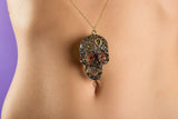 khalesex Halloween skull nipples chain will surprize rather then horror! Adult toys. Mature.