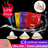 100 Pcs Dot G Pot  Condoms Flavor Extra Safe Super-lubrication Latex Condom for Men Sex Toy Products Best Full Oil Package