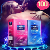 100pcs/lot Large Oil-quantity Men Long Lasting Condoms Ultra Thin Smooth Lubrication Sex Safer Penis Sleeve Condones