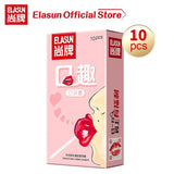 Pornhint 10pcs Man Women Oral Sex Condoms Taste Designed Specifically Blowjob Ultra Thin Penis Sleeve No Oil Original Toys For Couples