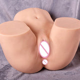 Pornhint 11kg Real Skin Big Ass Female Sexy Doll Silicone Soft Vagina Rubber Pussy Anal Sex Dual Channel Male Masturbator 18 Toys For Men