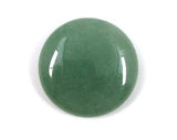 25mm Natural Green aventurine round flatback natural gemstone cab cabochon