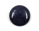 25mm Synthetic Blue sandstone round flatback gemstone cab cabochon