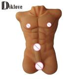 Pornhint 7.5kg New 1:1 size man's body with big penis & anal hole butt  love doll for woman sex dolls for gay