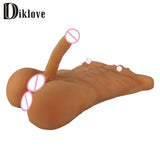 Pornhint 7.5kg New 1:1 size man's body with big penis & anal hole butt  love doll for woman sex dolls for gay