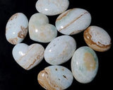 Pornhint 967 Grams Beautiful Quality Caribbean Blue Calcite Palms,Hearts