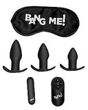 Pornhint Blindfold, Vibrator and Butt Plug Sex Toy Kit
