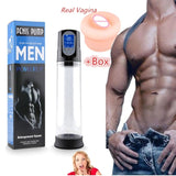 Pornhint Electric Penis Pump Automatic Penis Extender Vacuum Pump Penile Enlarger Erection Male Masturbator Sex Toys for Men