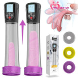 Pornhint Electric Penis Vacuum Pump Rechargeable Automatic Male Enlargement Erection Extend Men Manual Penis Enlarge Air Pressure Device