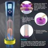 Pornhint Electric Penis Vacuum Pump Rechargeable Automatic Male Enlargement Erection Extend Men Manual Penis Enlarge Air Pressure Device