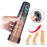 Pornhint Electric Vacuum Penis Pump Penis Expander Male Enhancement Penis Exercise Aid Sex Toy USB Rechargeable Massage Phallus Device