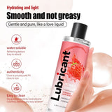 Fruit Flavour Edible Lubricant for Anal Vaginal Oral Sex Silicone Lubricating Oil Adult Sex Products Body Massage Gel 200ml