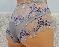 Gray lace, crotchless panties, lace, high waist, wedding,shorts,lace  panties,sexy lingerie woman,night thong,underwear,lace lingerie,vintage |  Pornhint