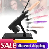 Pornhint HandsFree G-Spot Thrusting Dildo Massager Gun Machine Vibrator Sex Toy for Women