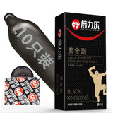 Pornhint HoozGee 10pcs Large Oil Ultra Thin Condom for Men Natural Rubber Latex Penis Cock Sleeve Intimate Contraception Sex Products