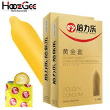 Pornhint HoozGee 10pcs Large Oil Ultra Thin Condom for Men Natural Rubber Latex Penis Cock Sleeve Intimate Contraception Sex Products