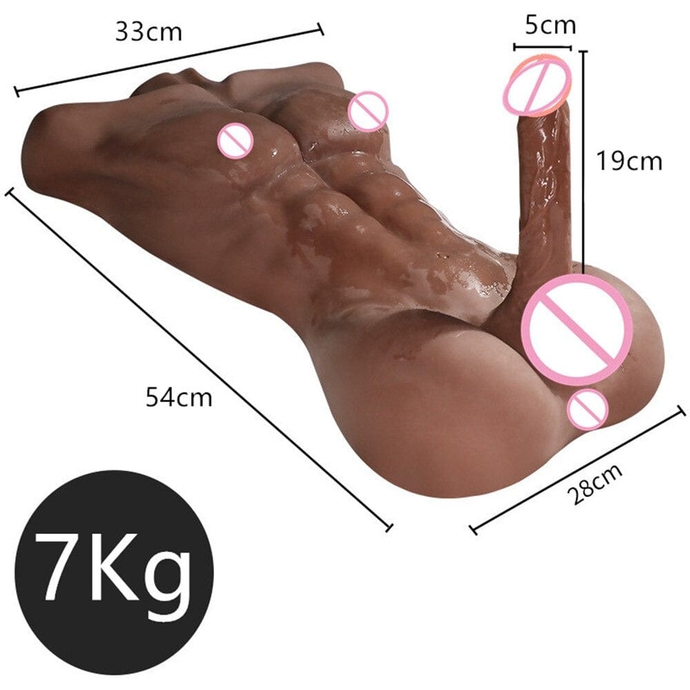 Male Half Body Sex Dolls Realistic Full Silicone With Big Dildo For Women Sex Toys Long Penis For Woman Love Doll Pornhint picture