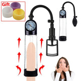 Pornhint Male Penis Pump Manual Penis Enlarger Sex Toys For Man Vacuum Pump Male Masturbation Penile Extender Trainer Adults Sex Products