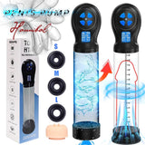 Male Penis Pump Vacuum Water Pump For Men Automatic Penis Extender Enhancer Masturbator Penile Trainer Adult Sex Toys