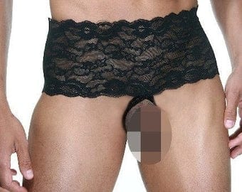 Sexy Male Lingerie Porn - Mens Lace Underwear Boxer Briefs,Mens Sissy Lingerie,Lace Sissy  Panties,Erotic Underwear for Men Sexy Mesh Mens Lingerie Gay,Open Penis  Ring | Pornhint