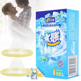 Mint Cool Ultra Thin Condoms Natural Latex Large Lubrication Penis Cock Sleeve Time Delay Sex Toys for men 18 for intimate