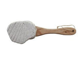 Pornhint Natural Pumice Stone With Wooden Handle, Cracked Heel, Spa Stone, Bath Accessory