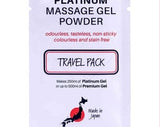Paquete de viaje en polvo de masaje Nuru hecho en Japón, polvo de gel de masaje a base de agua para masaje Nuru, Gel de masaje corporal sensual para parejas
