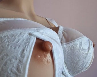 340px x 270px - Open nipples bra, room for nipples, crotchless lingerie, open cup, white bra  white open nipples | Pornhint