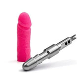Pornhint Reciprocating Saw Adapter (Vac-U-Lock) Sex Machine + 6" PINK Dildo Attachment