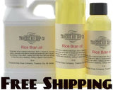 Pornhint Rice Bran Oil 100% pure. soap making supplies, massage oils, Bath, body