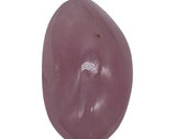 Meditação oval de quartzo rosa Worry-Stone | 71x42x26 mm | Rosa | 1 Pedra |