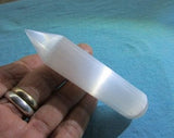 Pornhint SELENITE WAND Polished Pointer 4" Morocco 74g