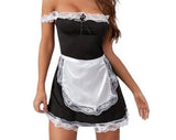 Pornhint Sexy French Maid Costume, maid cosplay, sexy apron
