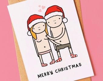 Bf Funny Sexy - Sexy, rude and funny christmas holiday card for him or for her, boyfriend,  girlfriend, fiancÅ½, fiancÅ½e, partner, wife or husband | Pornhint