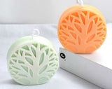 Pornhint Silicone Round Soap Mold For Handmade Candles Soap Lotion Bar Making Tool DIY