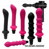 Vibrator Sex Gun Massage Attachements To Silicone Dildo for Men Women Sex Toys