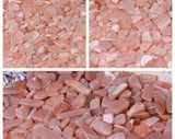 Wholesale moonstone-orange-natural crystals gravels-rose-jewelry making-glossy chips-polished beads-necklace-healing crystals
