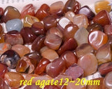 Wholesale rare red agate-natural red crystal gravels-jewelry making-healing-undrilled beads-DIY-necklace-polished-massage-Good for blood