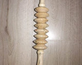 Wooden massage roller, anti-cellulite, lymphatic drainage
