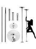 Yaheetech  Portable Dance Pole Static Spinning Exercise Fitness