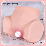 3.5Kg Sex Doll Big Ass Real Soft Silicone Men Sex Toy Male Masturbator Rubber Doll Pussy Artificial Vagina Sex Toys For Men