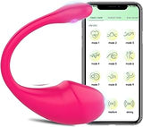 YiYLunneo Wobble Wearable Mimic Finger - Quiet Panty Toy with Remote Control, 3 Oscillations & 7 Vibrations for Women (Toy Panties)-NK15 red