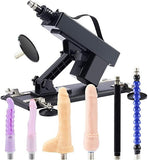 Sex Fucking Machine with a Dildo and Extension Rod