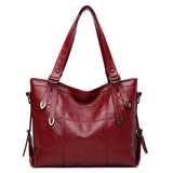Yogodlns Luxury Handbag Women PU Leather Shoulder Bag Large Capacity Top-handle Bag Vintage Crossbody Bag Brands Lady Pouch sac