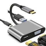 USB C HDMI Type c to HDMI 4K Adapter VGA USB 3.0 Audio video Converter PD 87W Fast charger for Macbook pro Samsung s9 s10 Huawei
