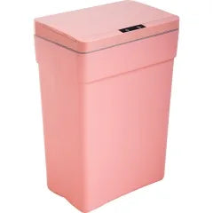 13 Gallon Trash Can Plastic Kitchen Trash Can Automatic Touch Free  High-Capacity Garbage Can With Lid For Bedroom Bathroom Home Office 50  Liter,Pink