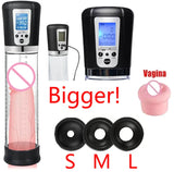 Automatic Penis Pump Enlargement Pump Enlarger Vacuum Suction Penis Extender Vibrator Sex Toys Adult Products For Men Exercise