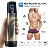 Brinquedo sexual elétrico para aumento do pênis para homem bomba massageador de próstata intensificador a vácuo ereção recarregável masturbação sexual