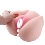 HISMITH 3D Realistic Lifelike Sex Love Doll Elliptical Big Ass Masturbator With Vagina Anal Holes Pussy Toy Adult Toy for Male